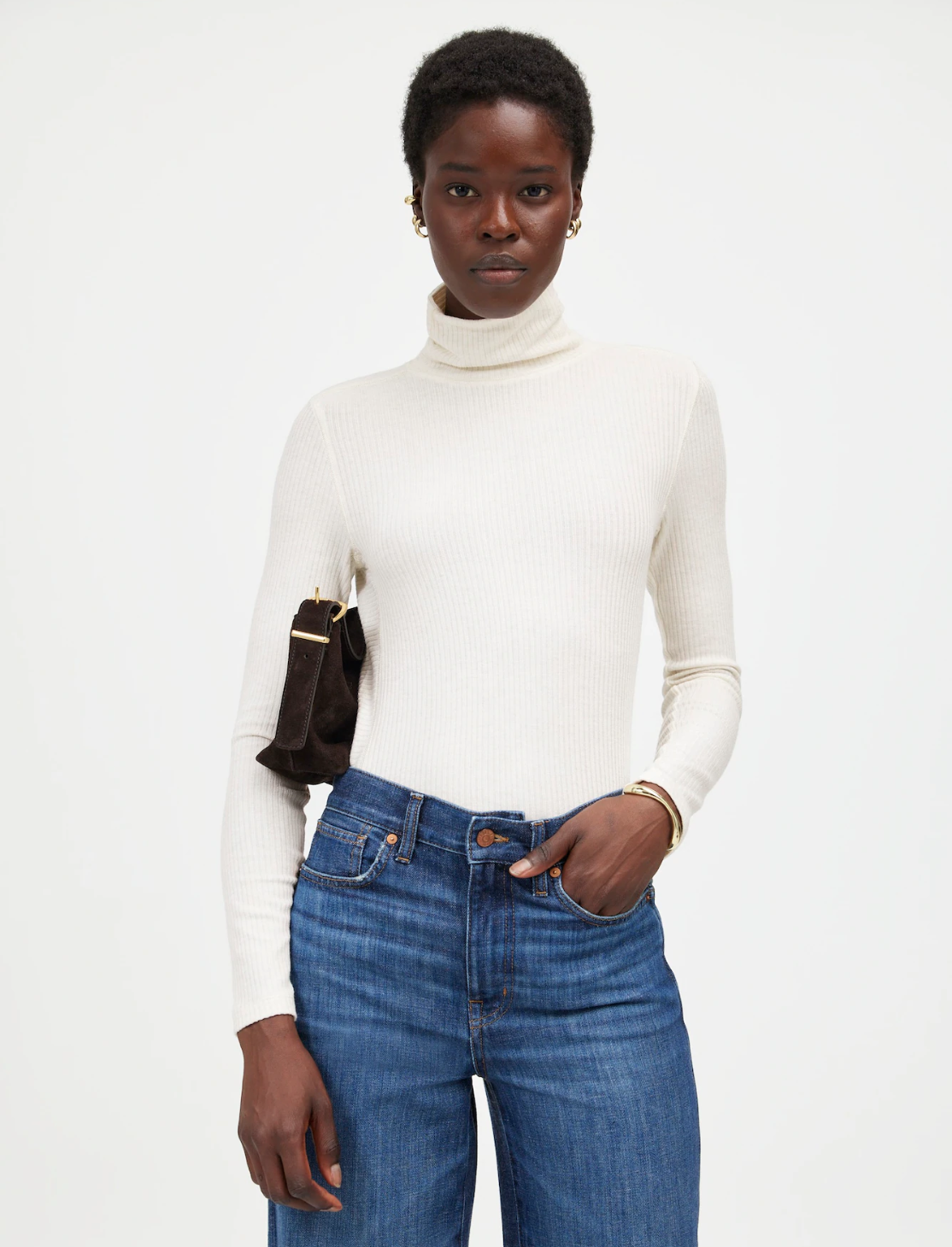 Turtleneck Bodysuit yohimbine Madewell